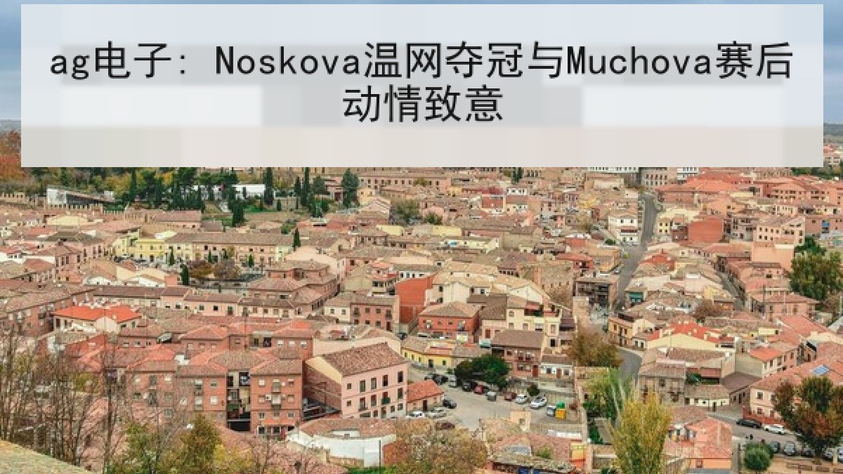 ag电子: Noskova温网夺冠与Muchova赛后动情致意